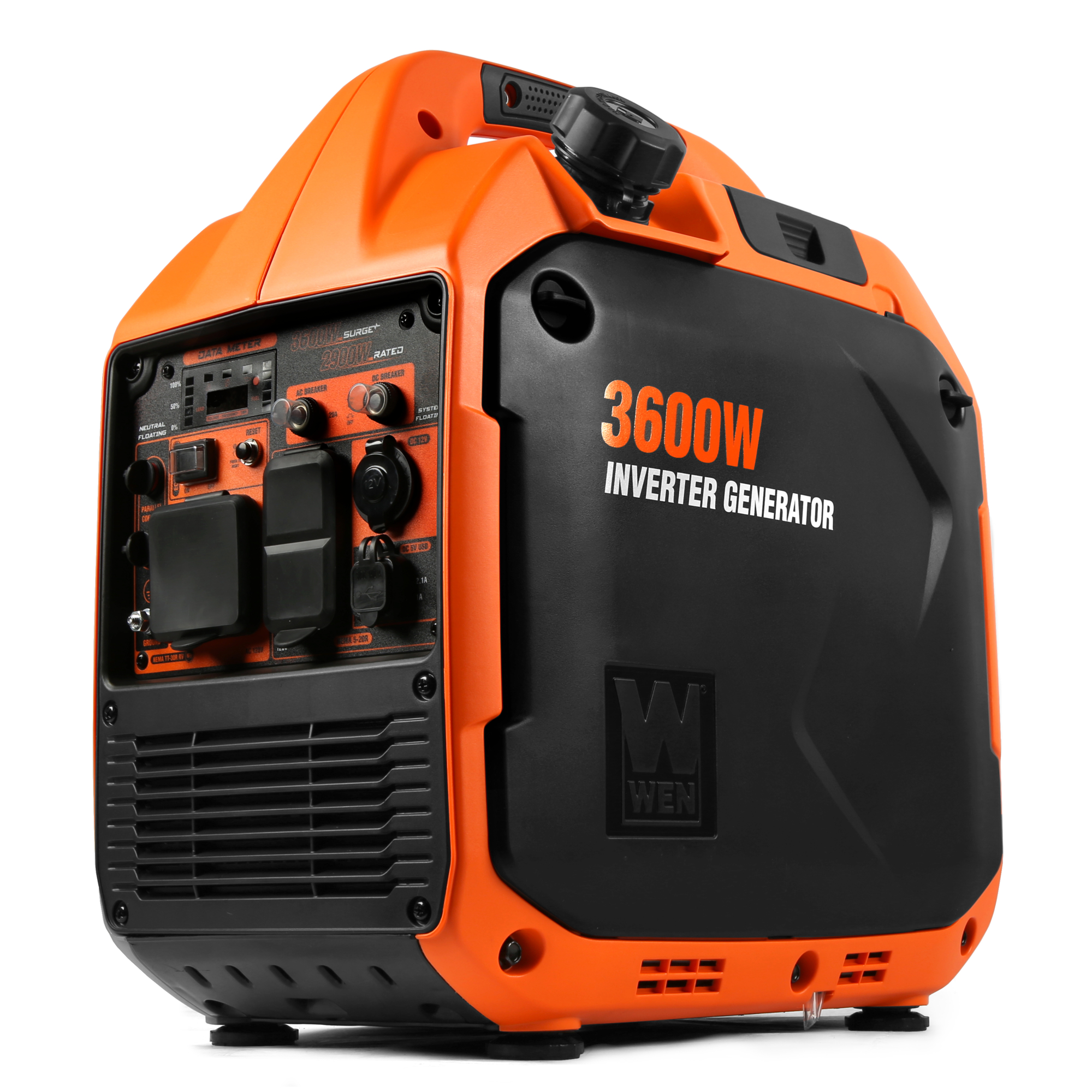 WEN RV-Ready Inverter Generator - 3600 Surge Watts, 2900 Rated Watts, 149cc Engine, Model# 56360i